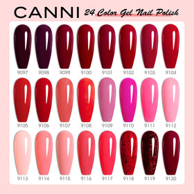 CANNI brush stroke texture showing smooth medium-viscosity polish for even application