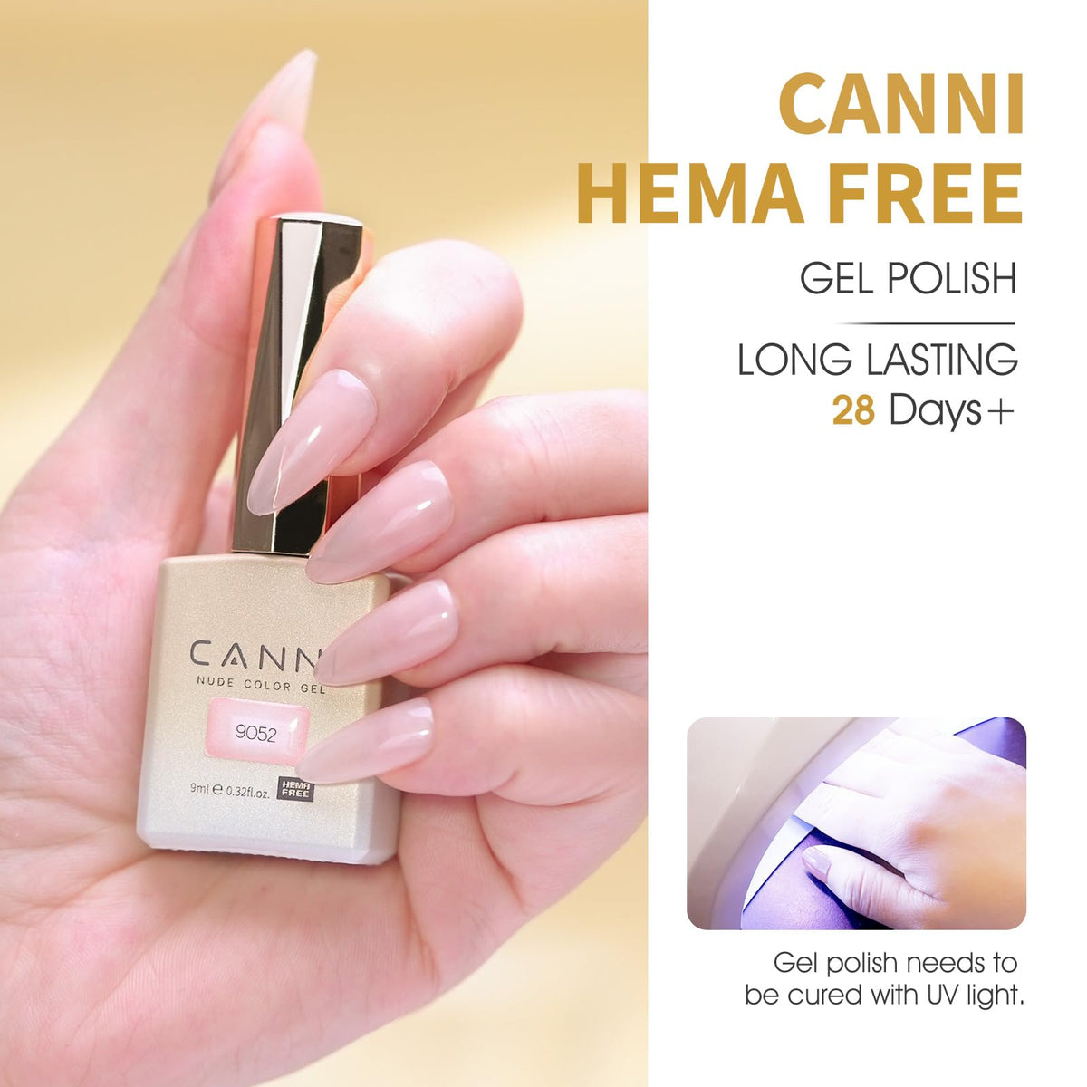CANNI brush stroke showing smooth gel texture for even application benefit