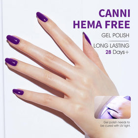 CANNI texture swipe demonstrating rich pigment and opaque coverage after one coat
