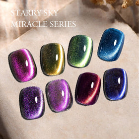 CANNI texture swipe of holographic polish on white card, shows shimmer and coverage benefit