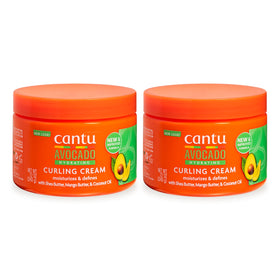 Cantu front packaging showing dual 12 oz jars and product name benefits