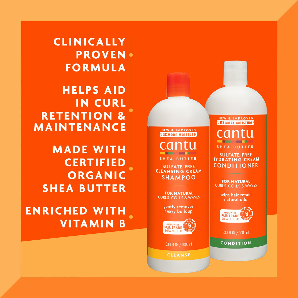 Cantu conditioner cream texture close-up demonstrating rich hydration