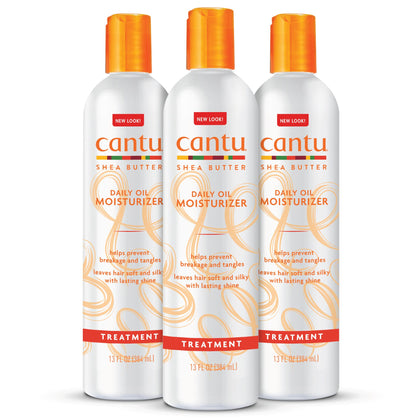 Cantu front packaging showing 13 fl oz bottle and clear product benefits