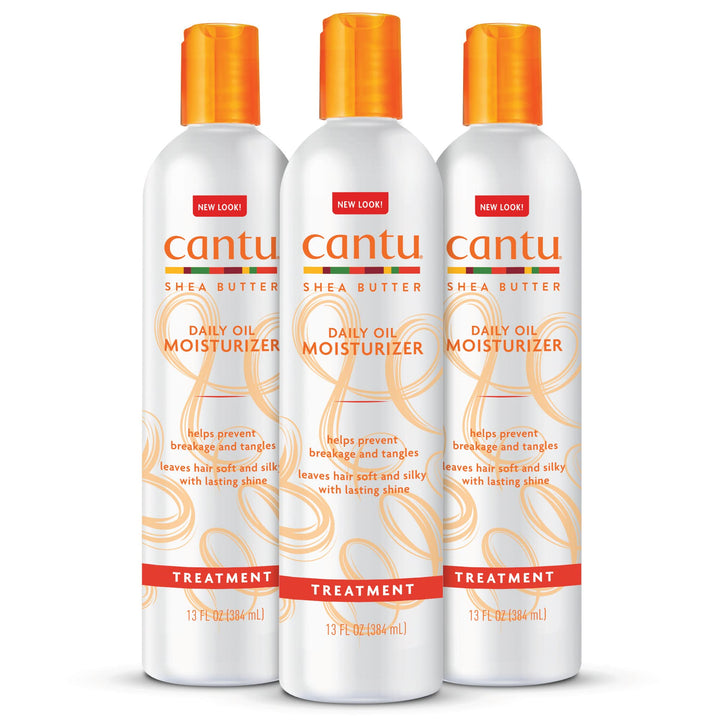 Cantu front packaging showing 13 fl oz bottle and clear product benefits
