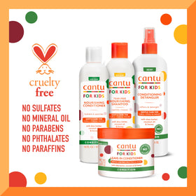 Cantu product size comparison next to a hand illustrating large bottles