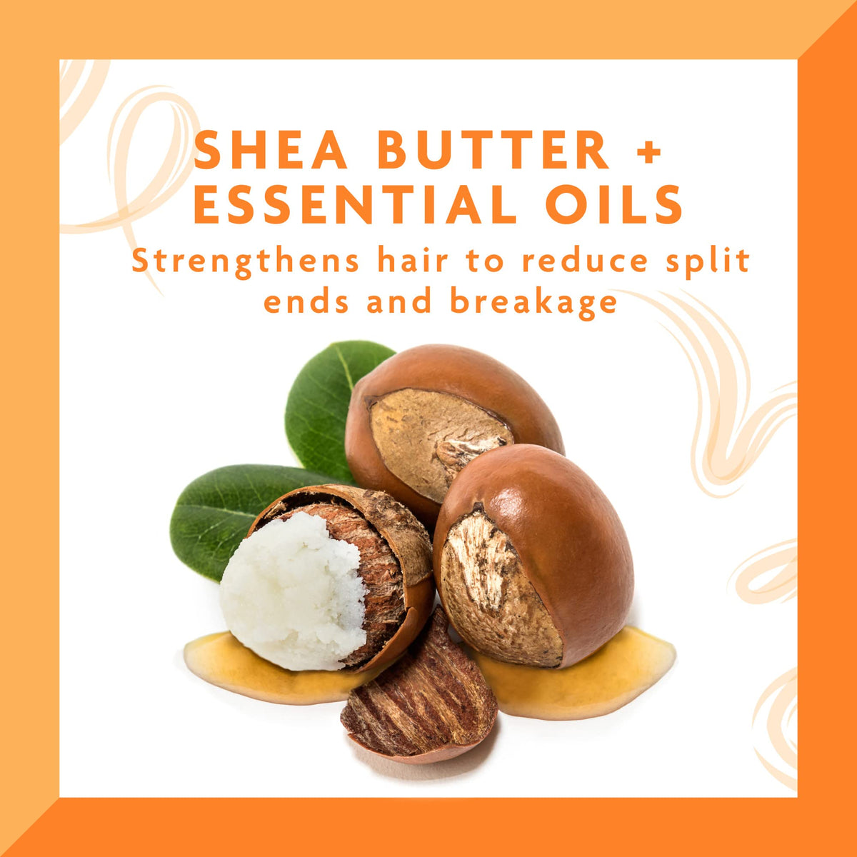Cantu oil texture on hand showcasing lightweight absorption and softness