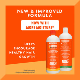 Cantu shampoo pump close-up for easy dispensing and control