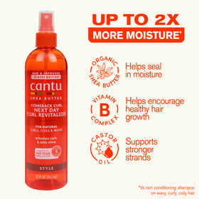 Close-up of shea butter texture used in Cantu for moisturizing benefits
