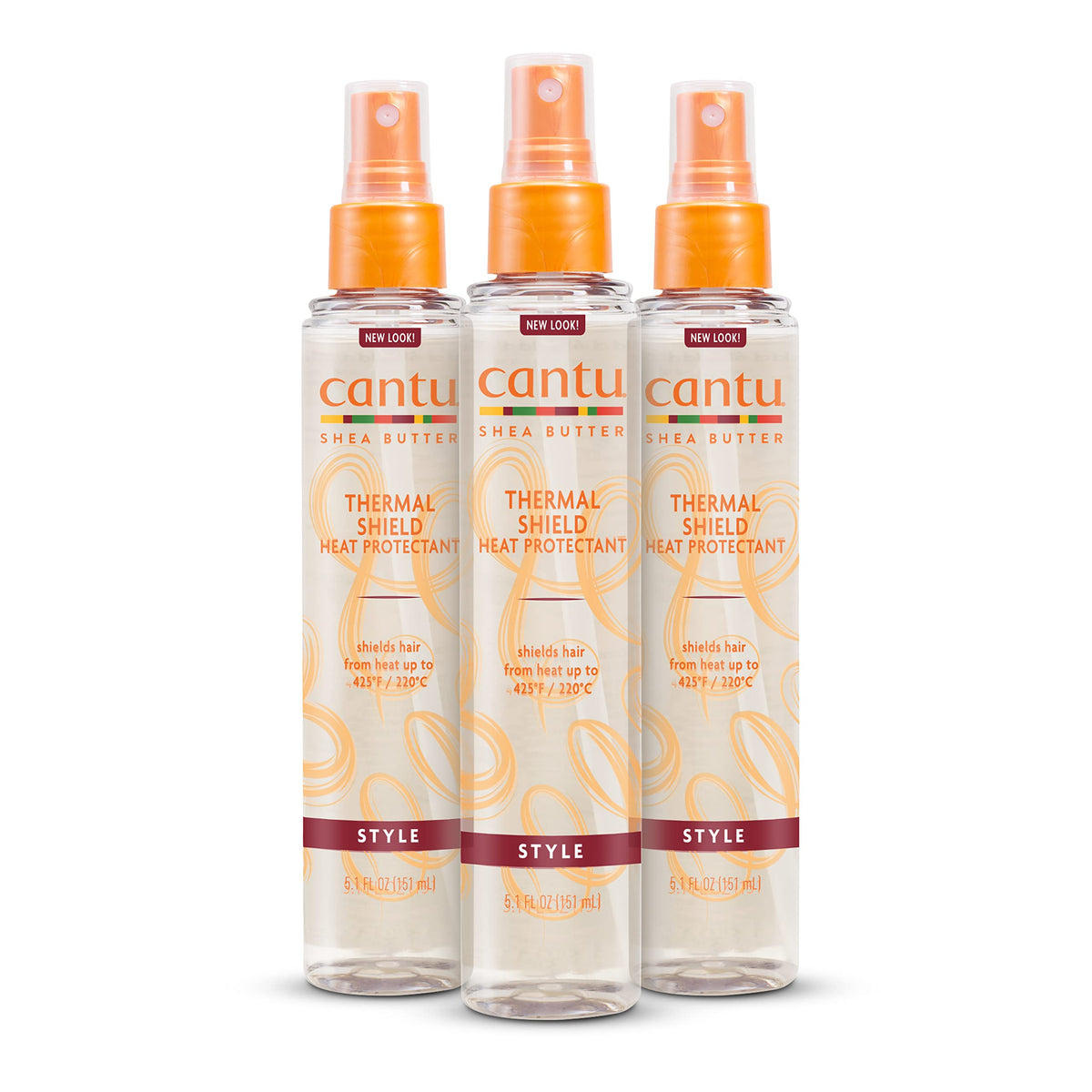 Cantu bottle front packaging showing product and benefits