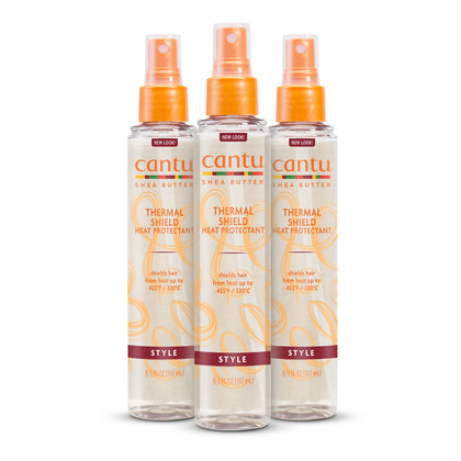 Cantu bottle front packaging showing product and benefits