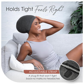 CAPLORD side profile on model illustrates comfortable overnight coverage