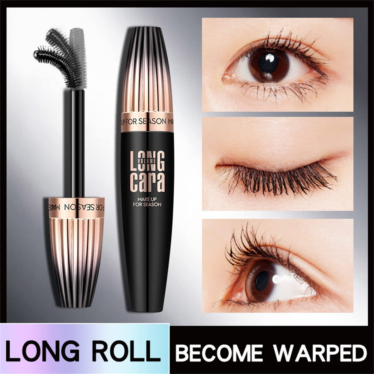Cappuvini before and after lashes demonstrating lengthening benefit