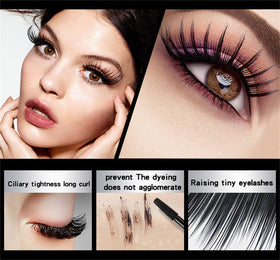 Cappuvini mascara texture close-up with fibers visible for richer volume