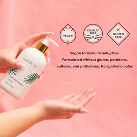 Capri Blue bottle label detail highlighting artwork and elegant gold accents