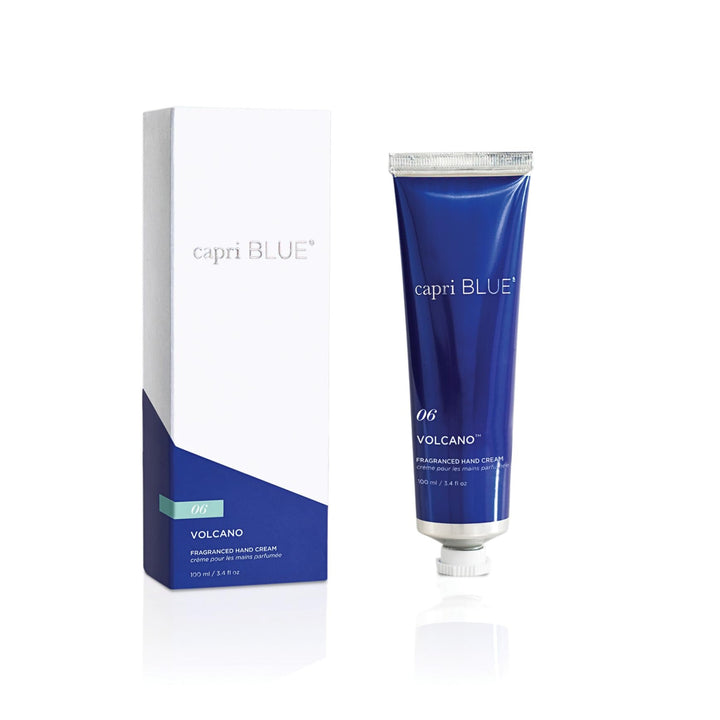 Capri Blue front packaging showing 3.4 oz tube and Volcano design for gifting