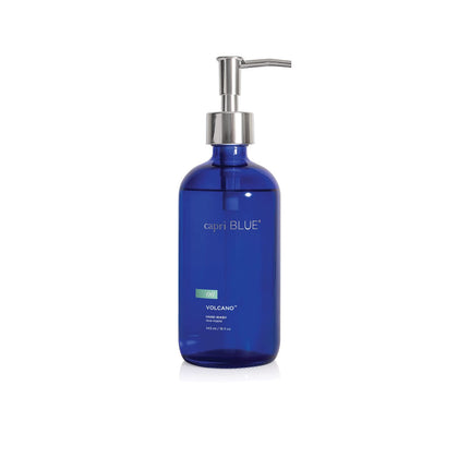 Capri Blue front packaging cobalt bottle shows stylish sink accent and lasting fragrance