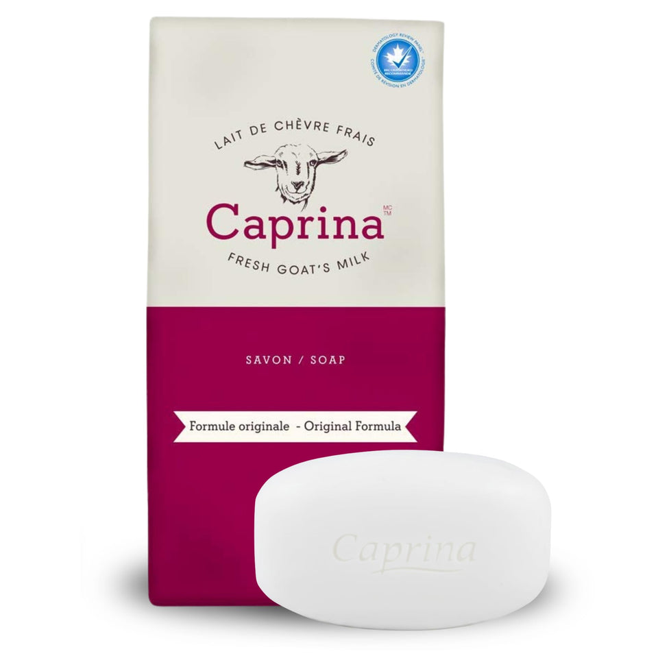 Caprina by Canus front packaging showing six bars and brand clarity
