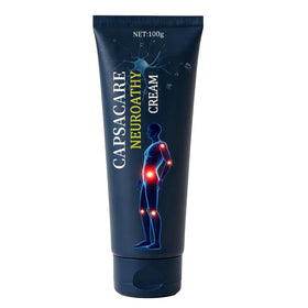 Capsacare front packaging showing 100g tube and clear labeling for easy identification
