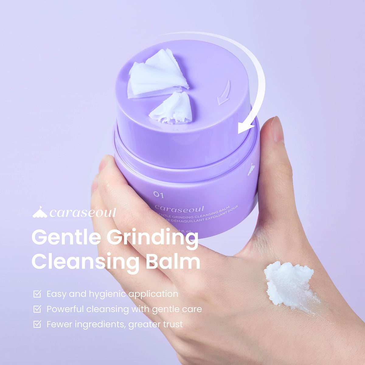 caraseoul twist-up dispenser close-up for mess-free application
