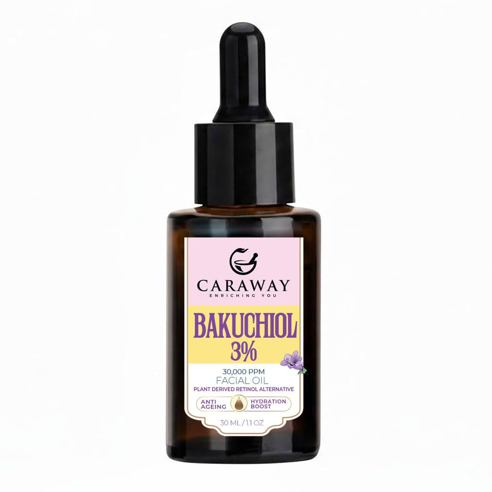 CARAWAY bottle front view showing clean packaging and ingredient focus