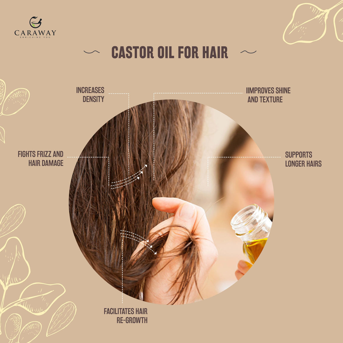CARAWAY label closeup showing ingredient purity and processing details for informed choice