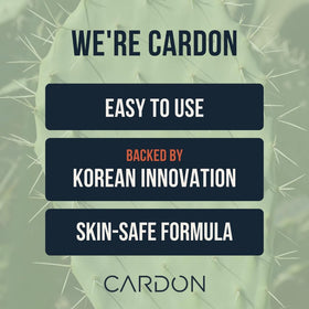 Cardon used as beard wash on facial hair delivering clean, less oily look