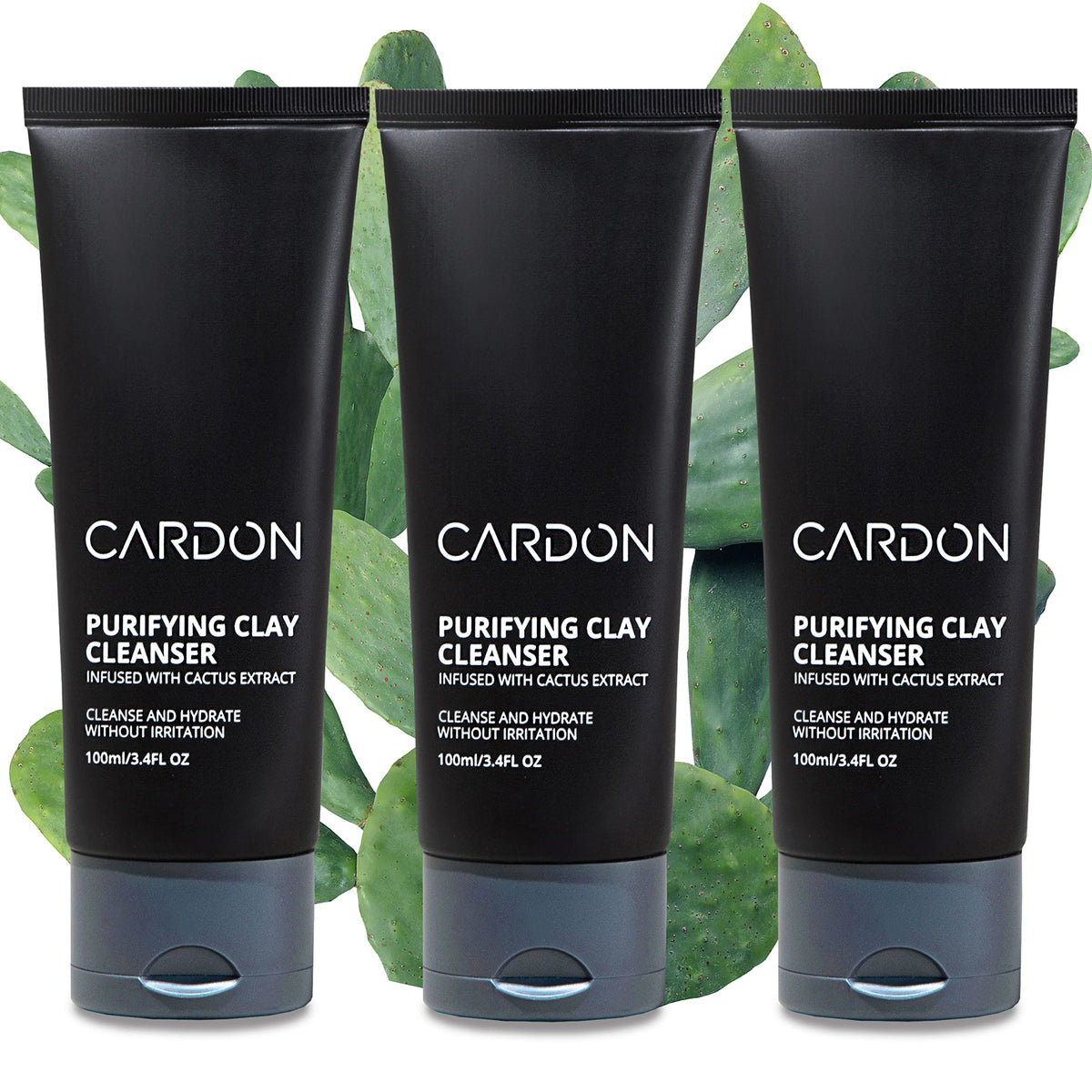 Cardon front packaging showing product and benefits for clearer skin