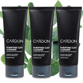 Cardon front packaging showing product and benefits for clearer skin