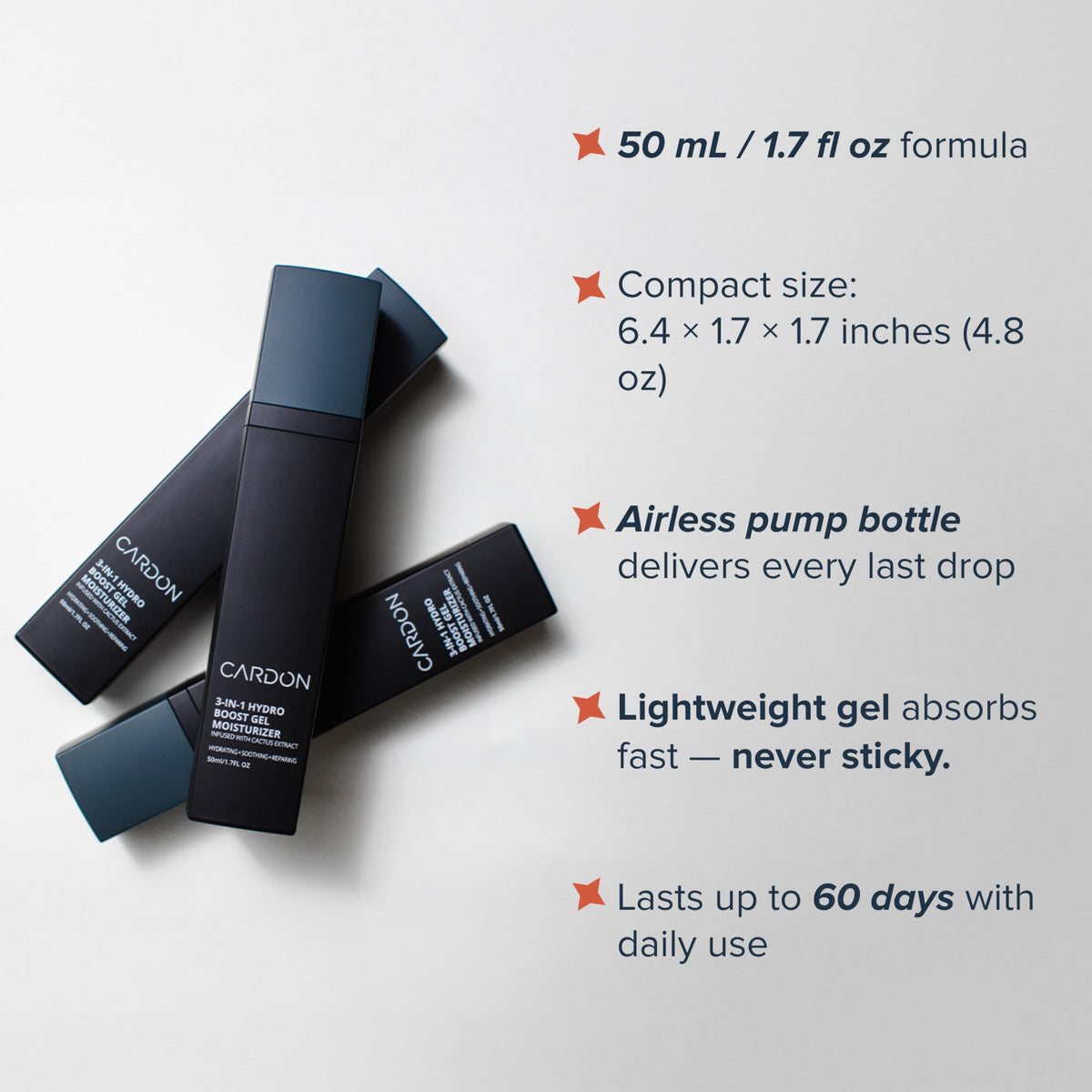 Cardon cactus extract ingredient visual communicating soothing botanical benefit