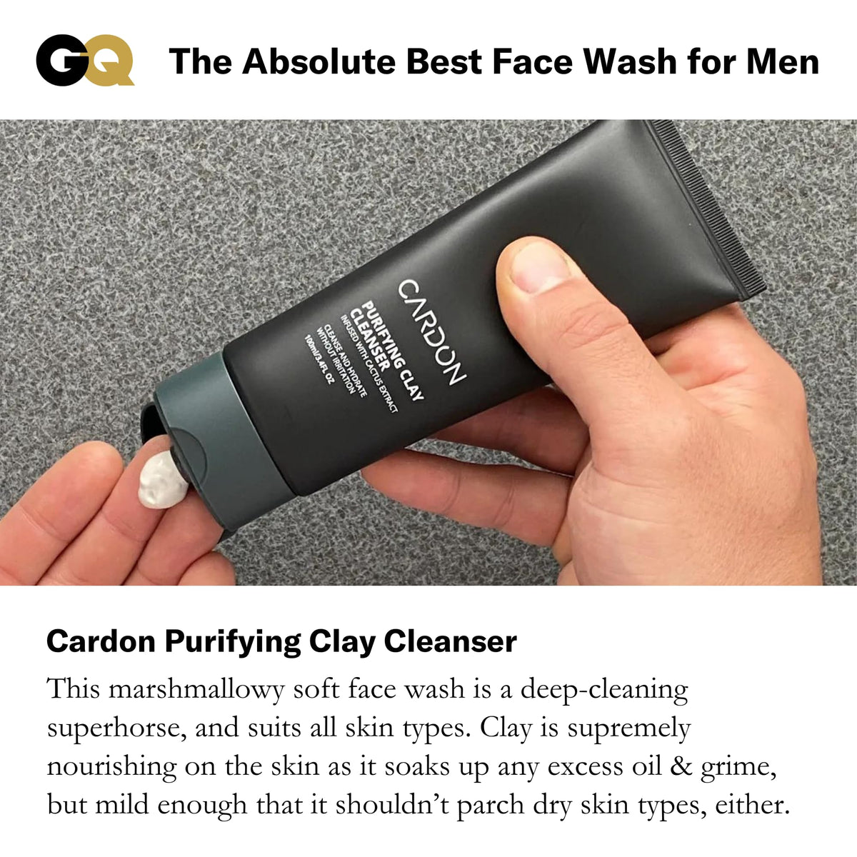 Cardon on bathroom shelf lifestyle shot suggesting daily grooming routine benefit
