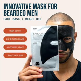 Cardon close-up of sheet mask texture highlighting serum absorption benefit