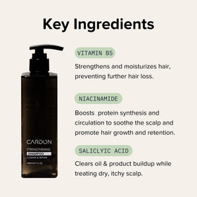 Cardon shampoo foam texture demonstrating rich lather and gentle cleanse