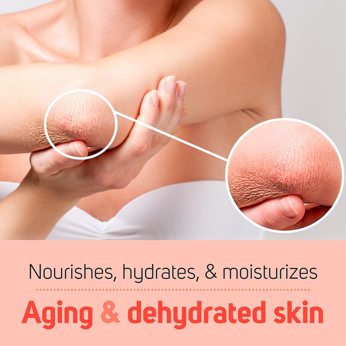 Care Science bottle beside raw olives and coconut illustrating natural oil benefits