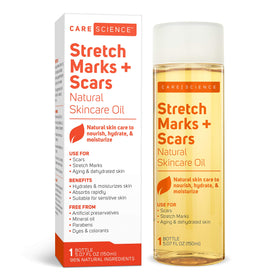 Care Science front packaging showing bottle and brand, highlights lightweight moisturizing benefit