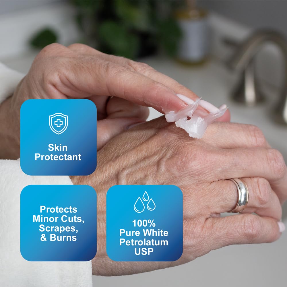 CareALL tube in hand applying to lips demonstrates convenient, hygienic use