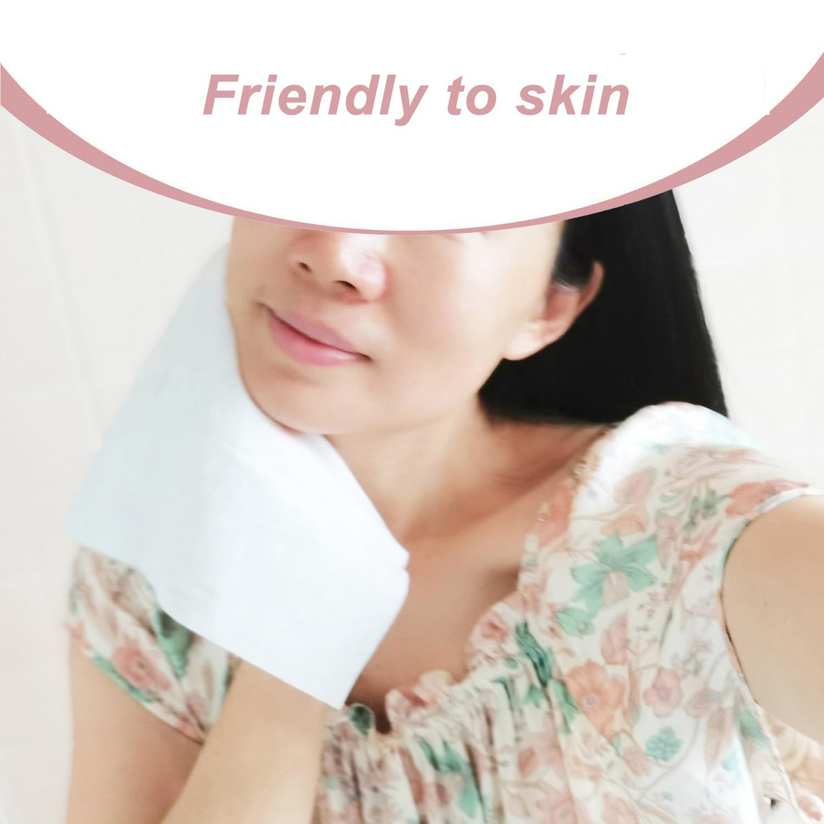 careboree in use removing makeup gently from skin