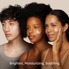 CARE:NEL cream on fingers demonstrating easy application and lightweight feel