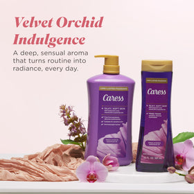 Four-pack of Caress bottles for long-lasting supply