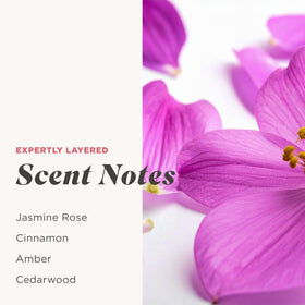 Caress ingredient label highlighting hyaluronic acid benefits