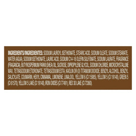 Caress bar texture close-up highlighting shea butter streaks for moisturizing skin benefits
