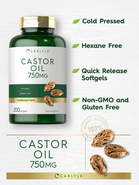 Carlyle bottle open with softgels visible demonstrating convenient daily supply