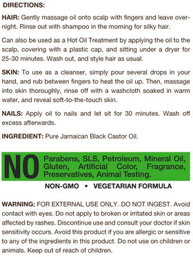 Carlyle label close-up highlighting ingredients and purity benefit
