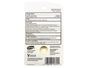 Carmex classic balm texture close-up displaying smooth, protective finish