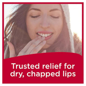 Carmex label and ingredients close-up highlighting SPF15 protection