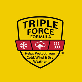 Carmex stick close-up showing SPF 15 label and twist-up design for sun protection on the go