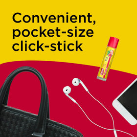 Carmex stick in sunlight illustrating SPF protection benefit