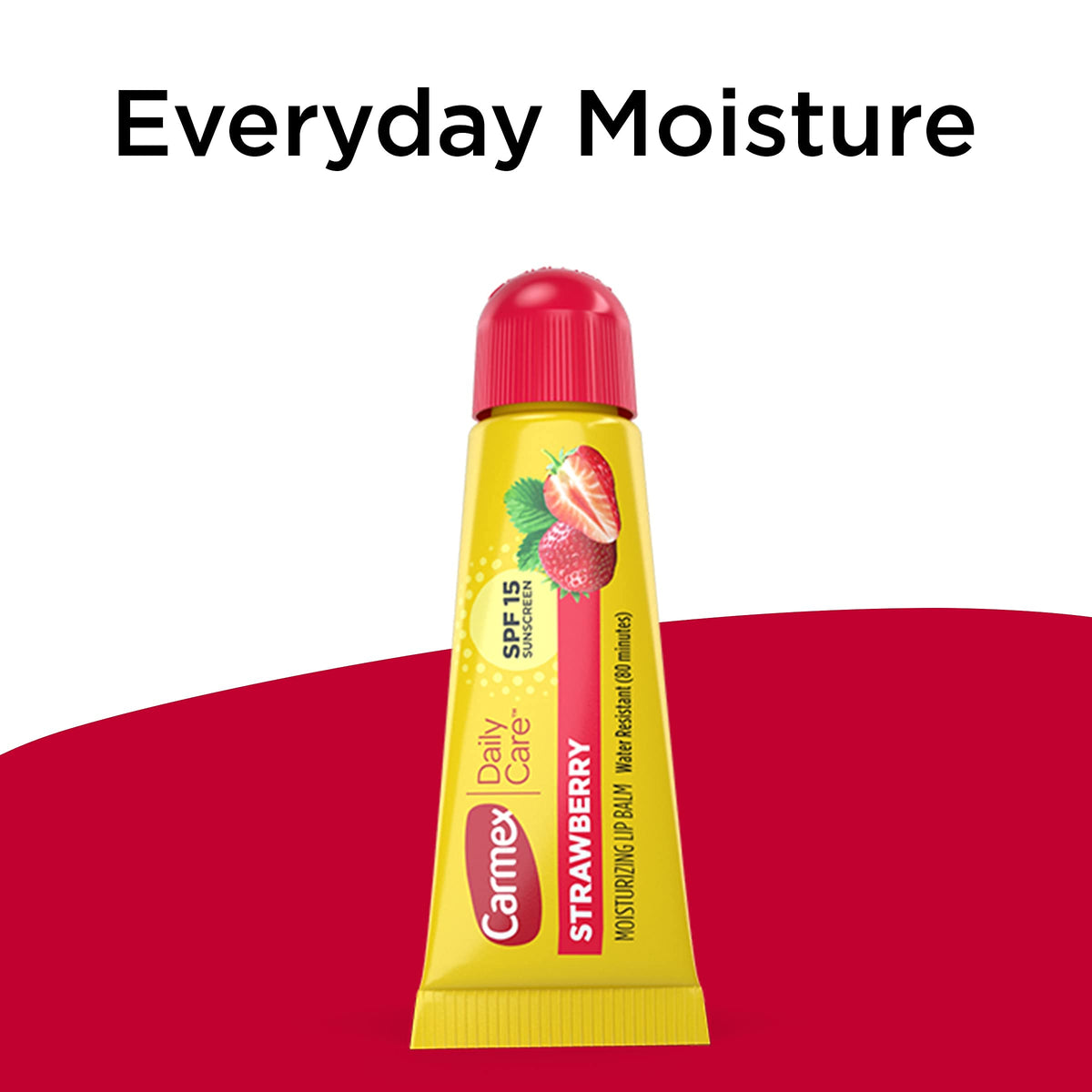 Three Carmex tubes together, convenient multipack for home travel and work