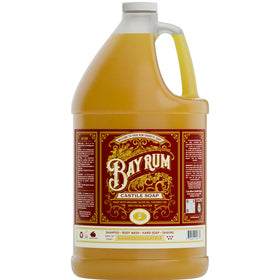Carolina Castile Soap one-gallon bottle front view showing branding and size benefit