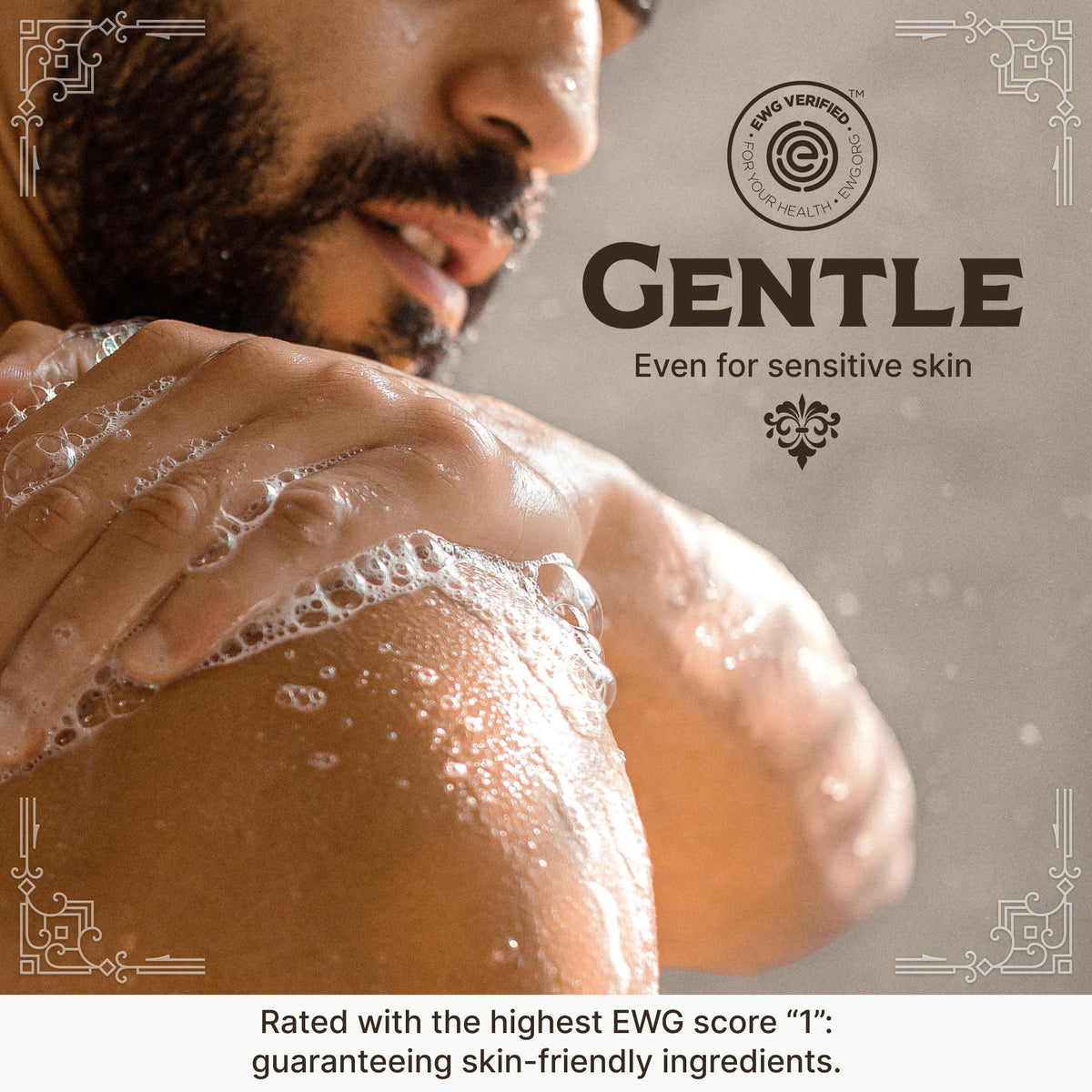 Carolina Castile pouring soap showing creamy texture and concentration