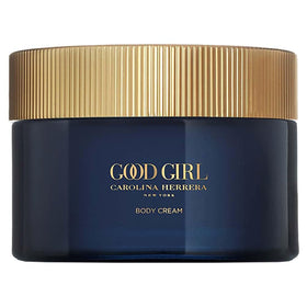 Carolina Herrera Good Girl tube front view showing elegant packaging and hydration benefit